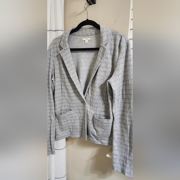 Gray Women's Blazer - Picture 2 of 6